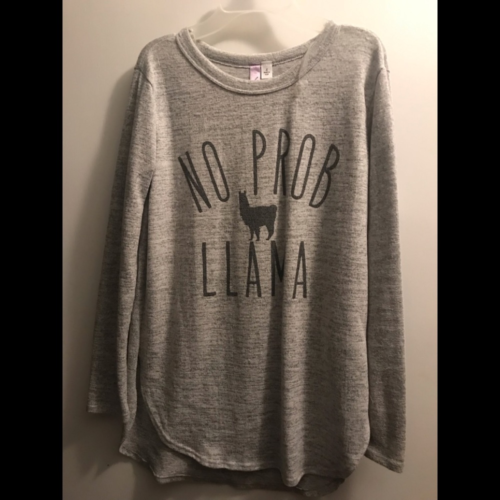 Llama long sleeve shirt